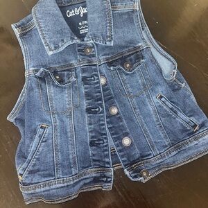Cat & Jack Blue Denim Vest